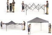 CANOPY TENT FOLDING
