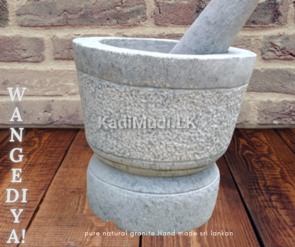 Mortar & Pestle Hand Made Granite | Gal Wangediya