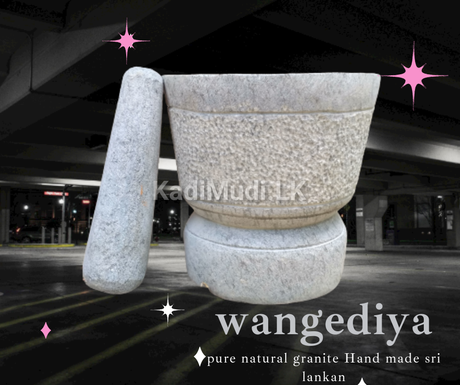 Mortar & Pestle Hand Made Granite | Gal Wangediya