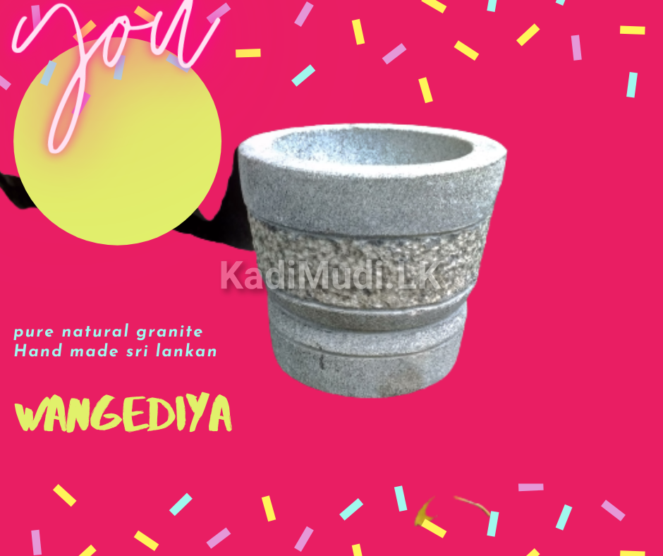 Motar and Pestle – Pure Granite – Wangediya