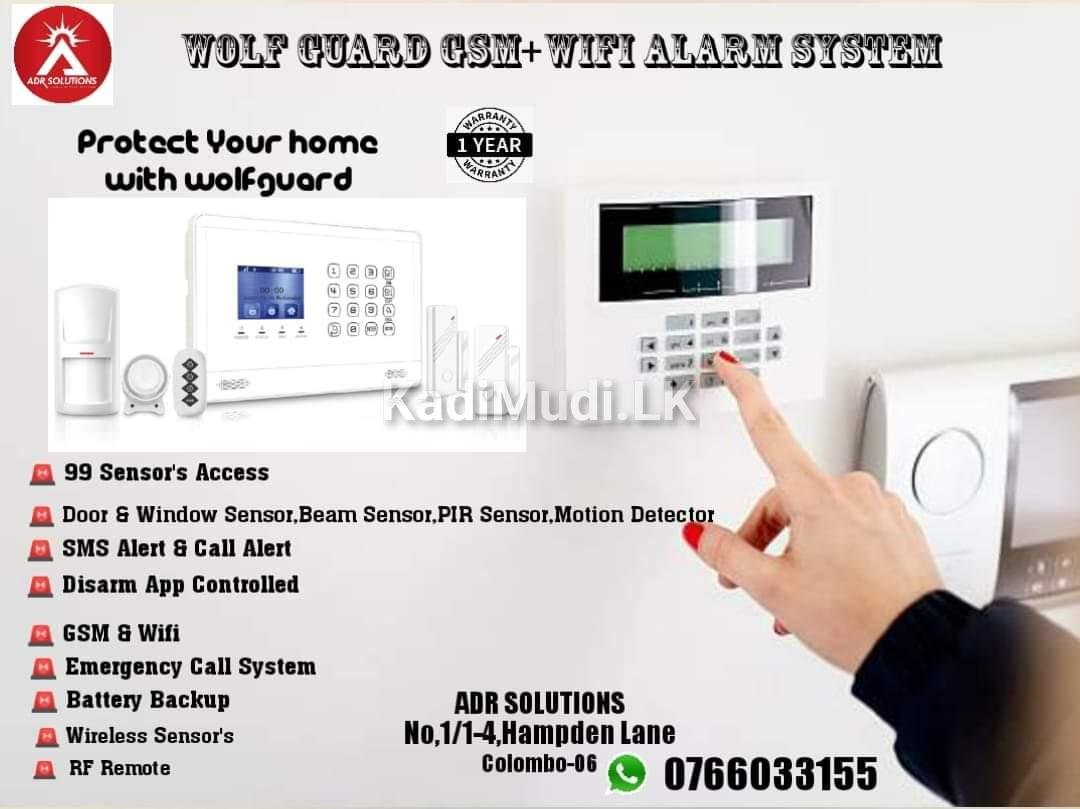 Wolfguard Wifi GSM Burglar Alarm System