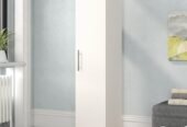 Single Door-Wardrobe-White (Soft-Close)