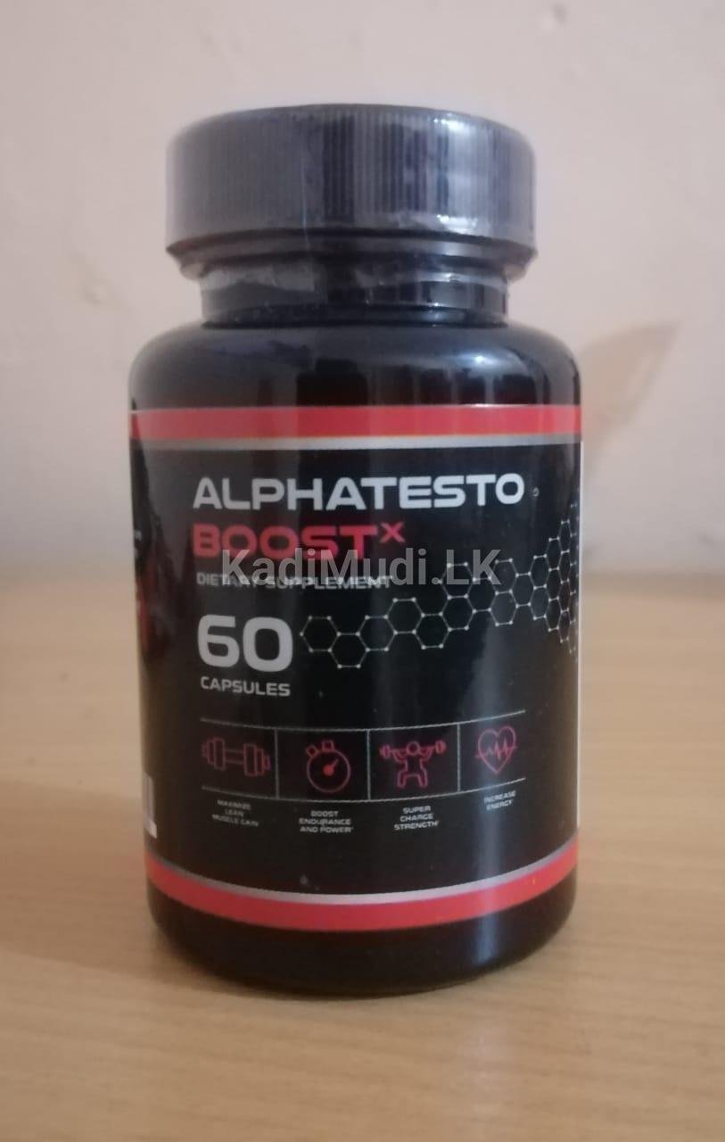 Alphatesto Boost X 60 Capsules in Sri Lanka