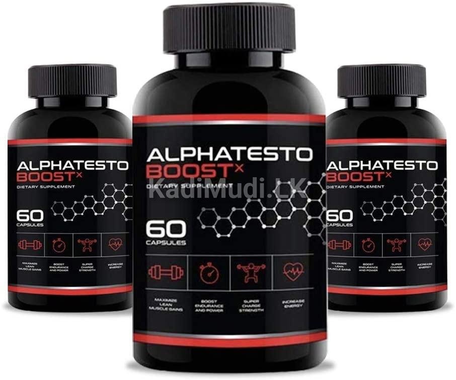 Alphatesto Boost X 60 Capsules in Sri Lanka