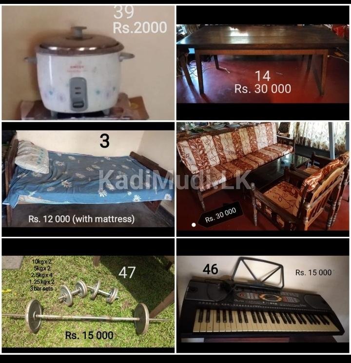 House Hold Items for Sale