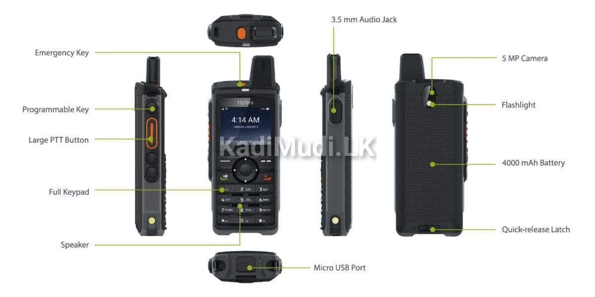 Hytera Push-to-Talk Over Cellular (PoC) Walkie-Talki
