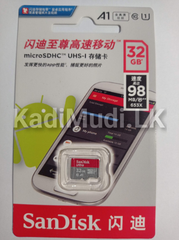 SanDisk Memory Card 16GB/32GB/64 GB 100% Micro SD