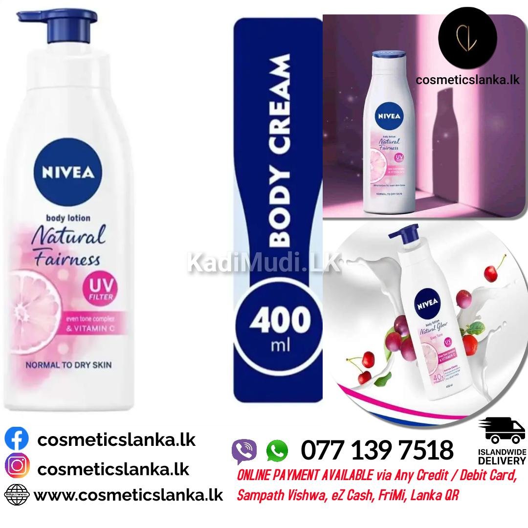 Nivea natural fairness body lotion