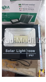 100W LED Solar Flash Lamp With panel