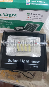 100W LED Solar Flash Lamp With panel