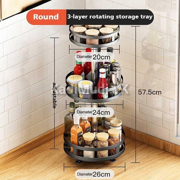 Factory Wholesale Can Rotating kitchen condiments