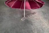 Beach Umbrella & Garden with Powder Coated