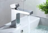 Modern Bathroom Square Basin Mixer Tap