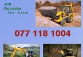 JCB Excavator For Hire Nittambuwa