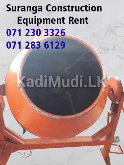 Concrete Mixers & Scaffolding Rent Kelaniya