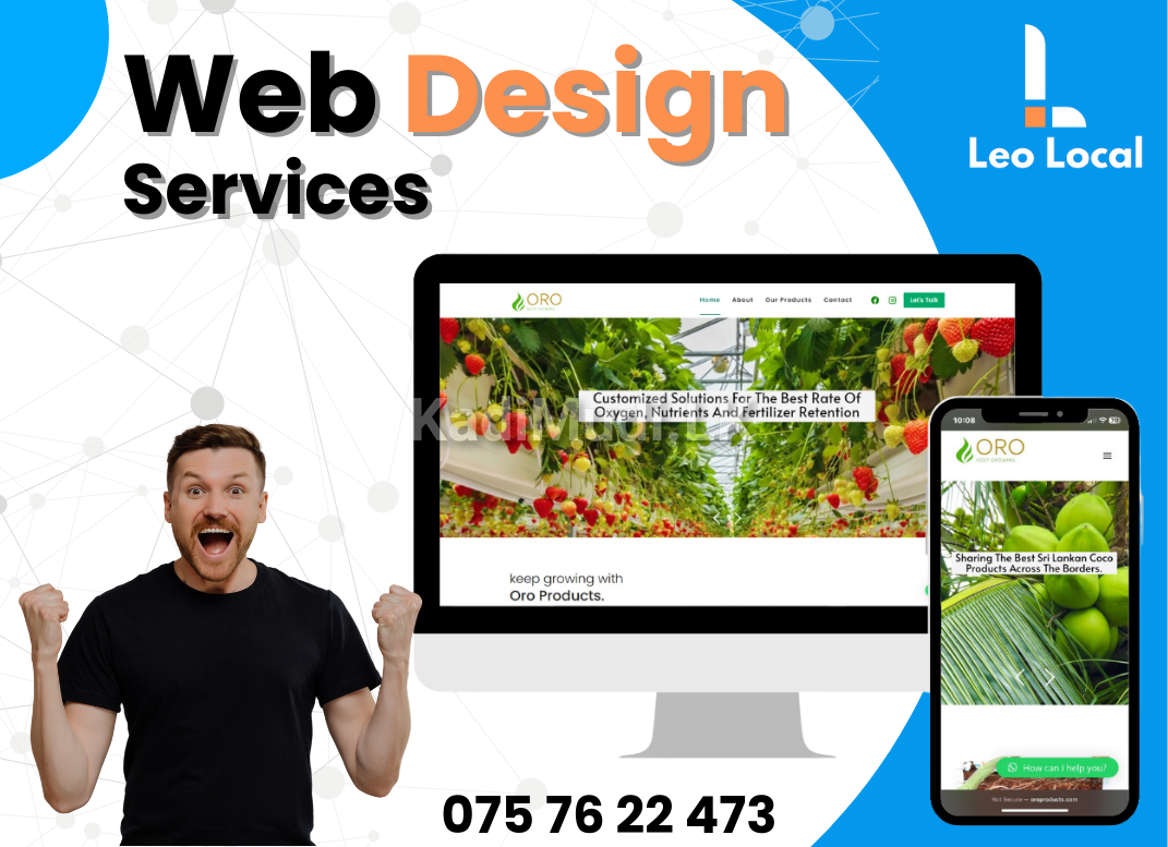 Web Design Services in Sri Lanka (වෙබ්) 0757622473