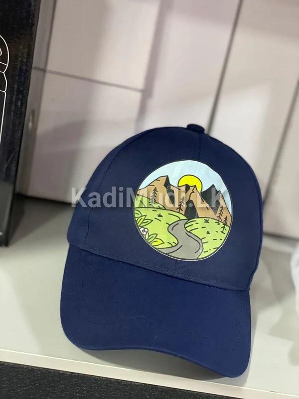 Sunset Mountain Pathway Cap – Custom Printed Caps