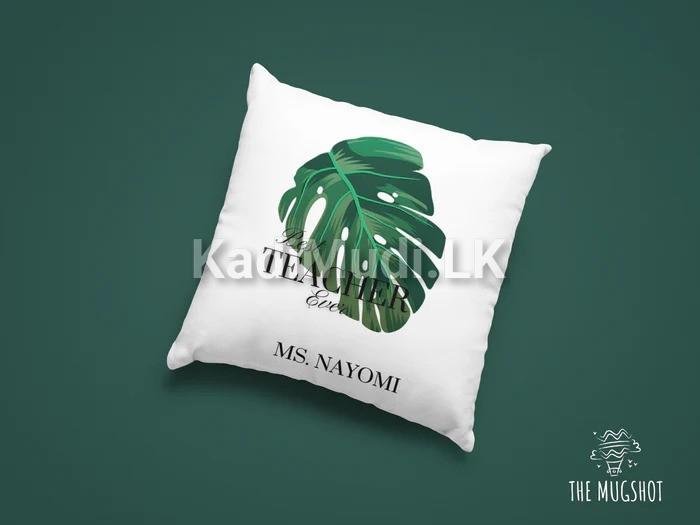 Personalized Best Teacher Ever Cushion