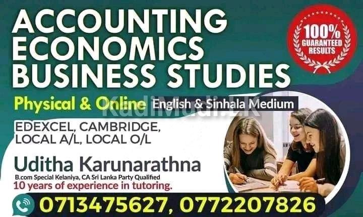 Accounting Economics Edexcel Cambridge local AL OL
