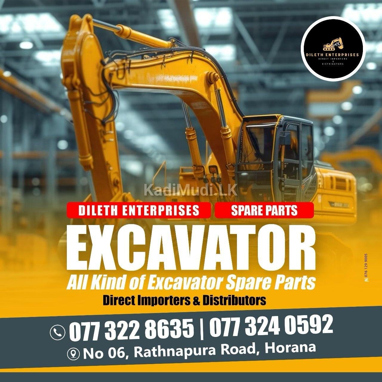 Excavator Parts Horana, Ratnapura